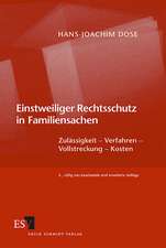 Einstweiliger Rechtsschutz in Familiensachen