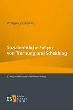 Sozialrechtliche Folgen von Trennung und Scheidung