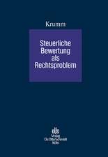 Steuerliche Bewertung als Rechtsproblem