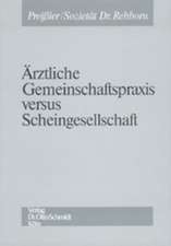 Ärztliche Gemeinschaftspraxis versus Scheingesellschaft