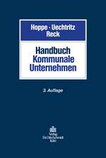 Handbuch Kommunale Unternehmen