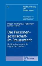 Die Personengesellschaft im Steuerrecht