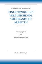 Einleitende und vergleichende amerikanische Arbeiten