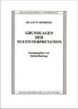 Grundlagen der Textinterpretation