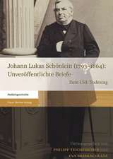 Johann Lukas Schonlein (1793 1864): Zum 150. Todestag