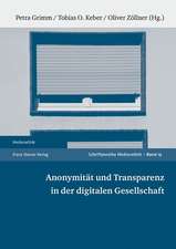 Anonymitat Und Transparenz in Der Digitalen Gesellschaft: Die Diskursive Konstituierung Der Militarischen 