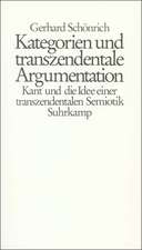 Kategorien und transzendentale Argumentation