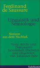 Linguistik und Semiologie