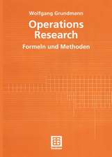 Operations Research: Formeln und Methoden