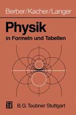 Physik in Formeln und Tabellen