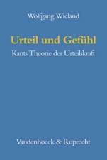 Urteil Und Gefuhl: Kants Theorie Der Urteilskraft