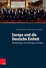 Europa Und Die Deutsche Einheit