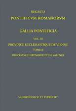 Gallia Pontificia. Vol. 3: Province ecclésiastique de Vienne