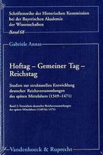 Hoftag - Gemeiner Tag - Reichstag