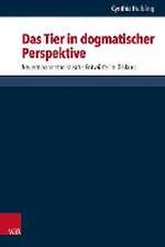 Das Tier in dogmatischer Perspektive: Neuere panentheistische Entwrfe im Diskurs