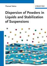 Dispersion of Powders – in Liquids and Stabilization of Suspensions