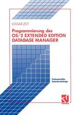 Programmierung des OS/2 Extended Edition Database Manager