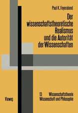 Der wissenschaftstheoretische Realismus und die Autorität der Wissenschaften