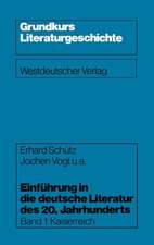 Einführung in die deutsche Literatur des 20. Jahrhunderts: Kaiserreich