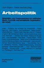 Arbeitspolitik