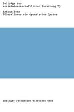 Föderalismus als dynamisches System: Zentralisierung und Dezentralisierung im föderativen Staat