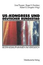 US-Kongreß und Deutscher Bundestag: Bestandsaufnahmen im Vergleich