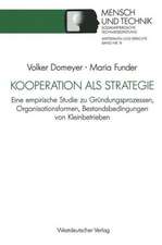 Kooperation als Strategie: Eine empirische Studie zu Gründungsprozessen, Organisationsformen, Bestandsbedingungen von Kleinbetrieben