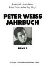 Peter Weiss Jahrbuch 2