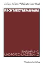 Rechtsextremismus: Einführung und Forschungsbilanz