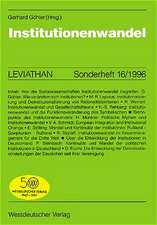 Institutionenwandel