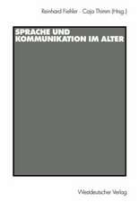 Sprache und Kommunikation im Alter