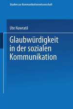 Glaubwürdigkeit in der sozialen Kommunikation