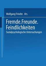 Fremde · Freunde · Feindlichkeiten: Sozialpsychologische Untersuchungen