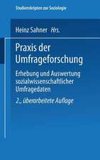 Praxis der Umfrageforschung