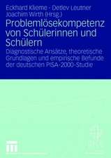 Problemlösekompetenz von Schülerinnen und Schülern: Diagnostische Ansätze, theoretische Grundlagen und empirische Befunde der deutschen PISA-2000-Studie