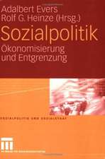 Sozialpolitik: Ökonomisierung und Entgrenzung