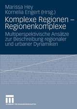 Komplexe Regionen - Regionenkomplexe: Multiperspektivische Ansätze zur Beschreibung regionaler und urbaner Dynamiken