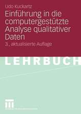 Einführung in die computergestützte Analyse qualitativer Daten