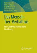 Das Mensch-Tier-Verhältnis: Eine sozialwissenschaftliche Einführung