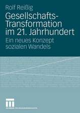 Gesellschafts-Transformation im 21. Jahrhundert