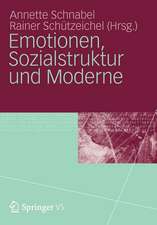 Emotionen, Sozialstruktur und Moderne