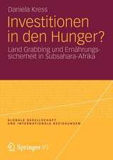 Investitionen in den Hunger?