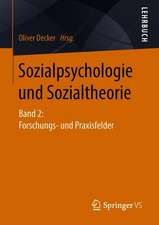 Sozialpsychologie und Sozialtheorie: Band 2: Forschungs- und Praxisfelder