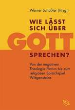 Wie läßt sich über Gott sprechen?