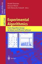 Experimental Algorithmics: From Algorithm Design to Robust and Efficient Software