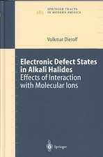 Electronic Defect States in Alkali Halides