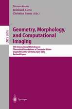 Geometry, Morphology, and Computational Imaging: 11th International Workshop on Theoretical Foundations of Computer Vision, Dagstuhl Castle, Germany, April 7-12, 2002, Revised Papers