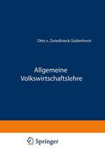 Allgemeine Volkswirtschaftslehre