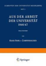 Aus der Arbeit der Universität 1946/47