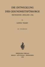 Die Entwicklung der Gesundheitsfürsorge: Deutschland · England · USA